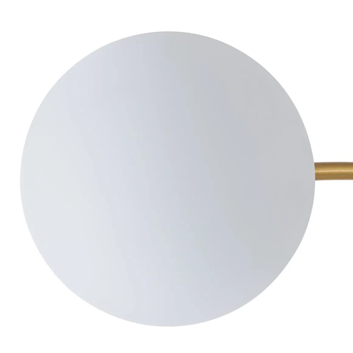 Bloom Dimmable Opal Glass Globe Bubble Semi Flush Chandelier