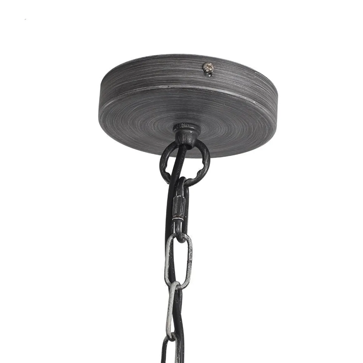 Boho 4-Light Wood Beaded Lantern Pendant