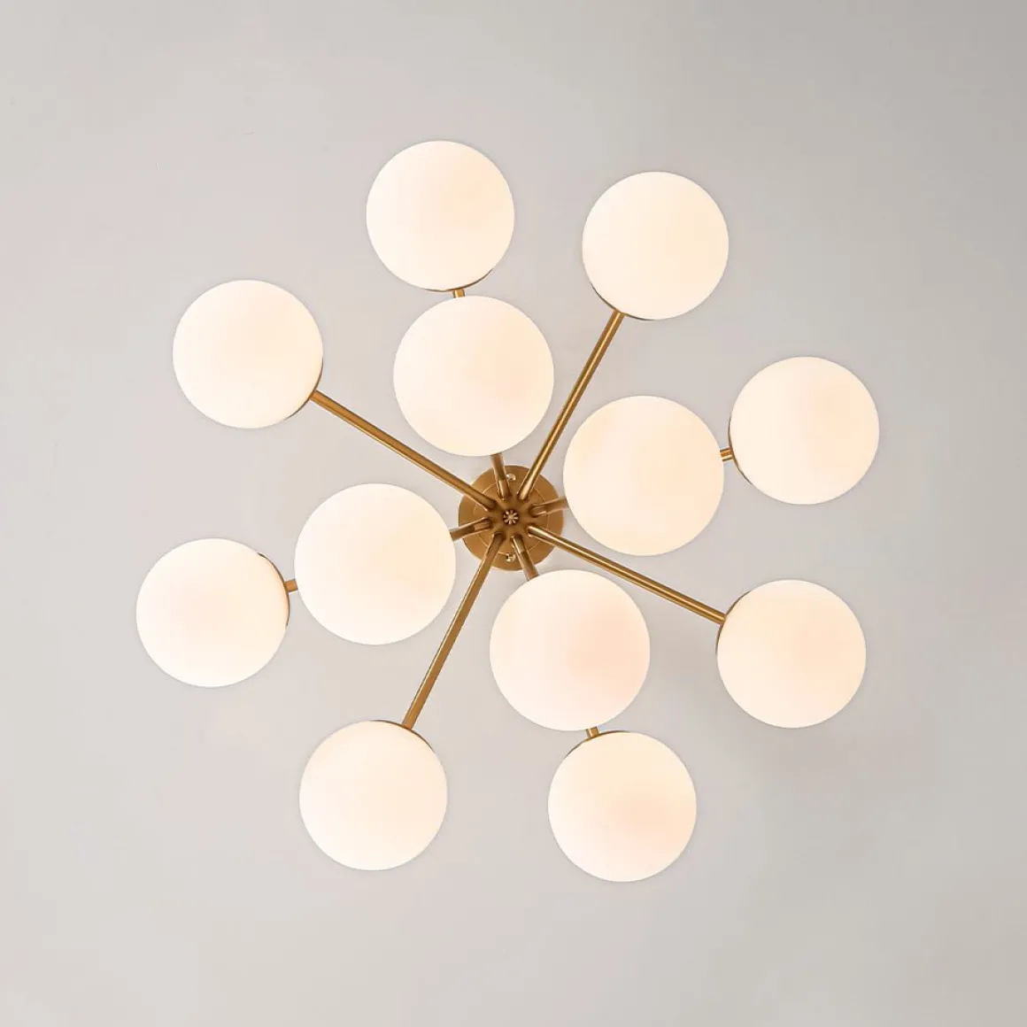 Bouquet Tiered Sputnik Pendant Frosted Glass Bubble Chandelier