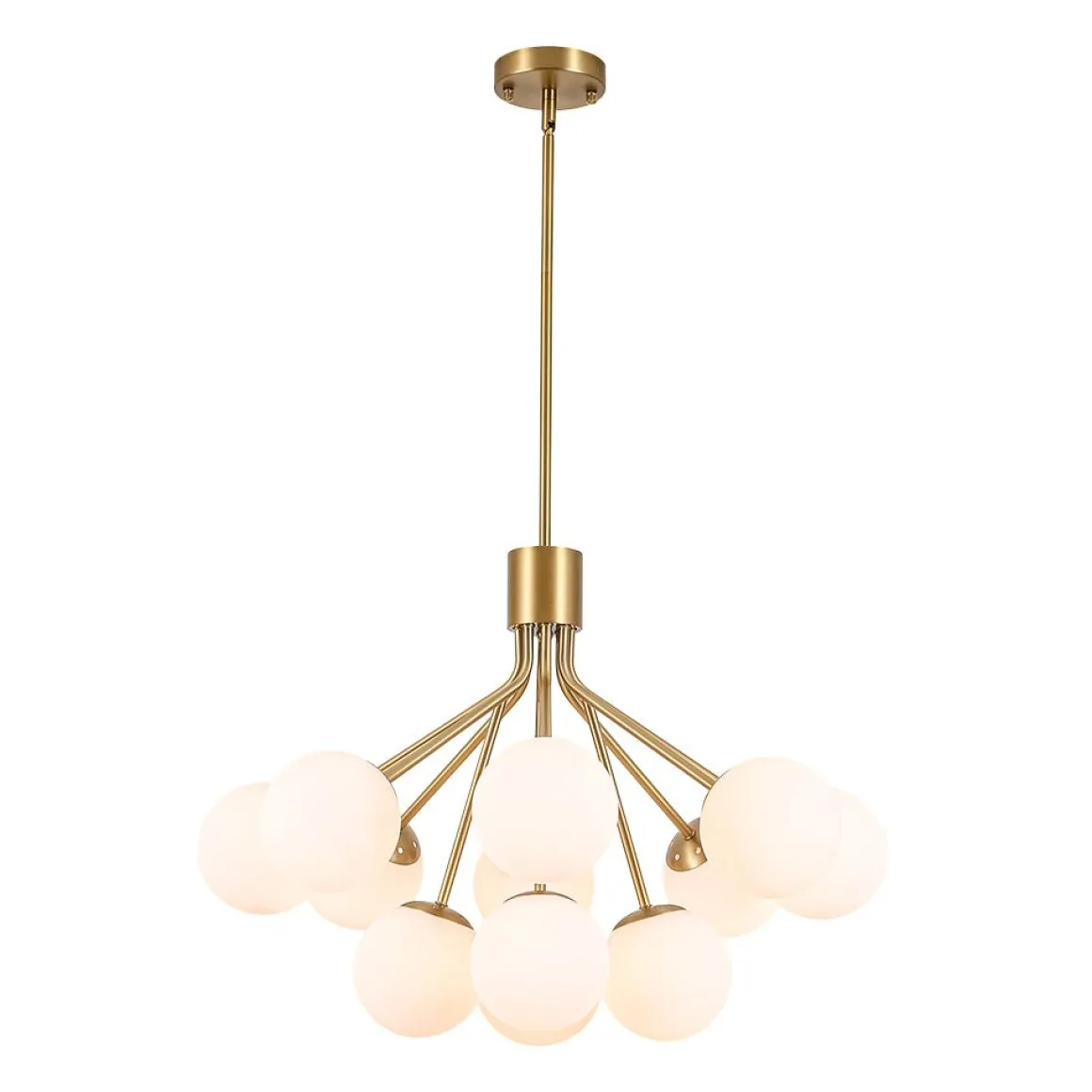 Bouquet Tiered Sputnik Pendant Frosted Glass Bubble Chandelier