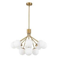 Bouquet Tiered Sputnik Pendant Frosted Glass Bubble Chandelier