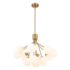 Bouquet Tiered Sputnik Pendant Frosted Glass Bubble Chandelier