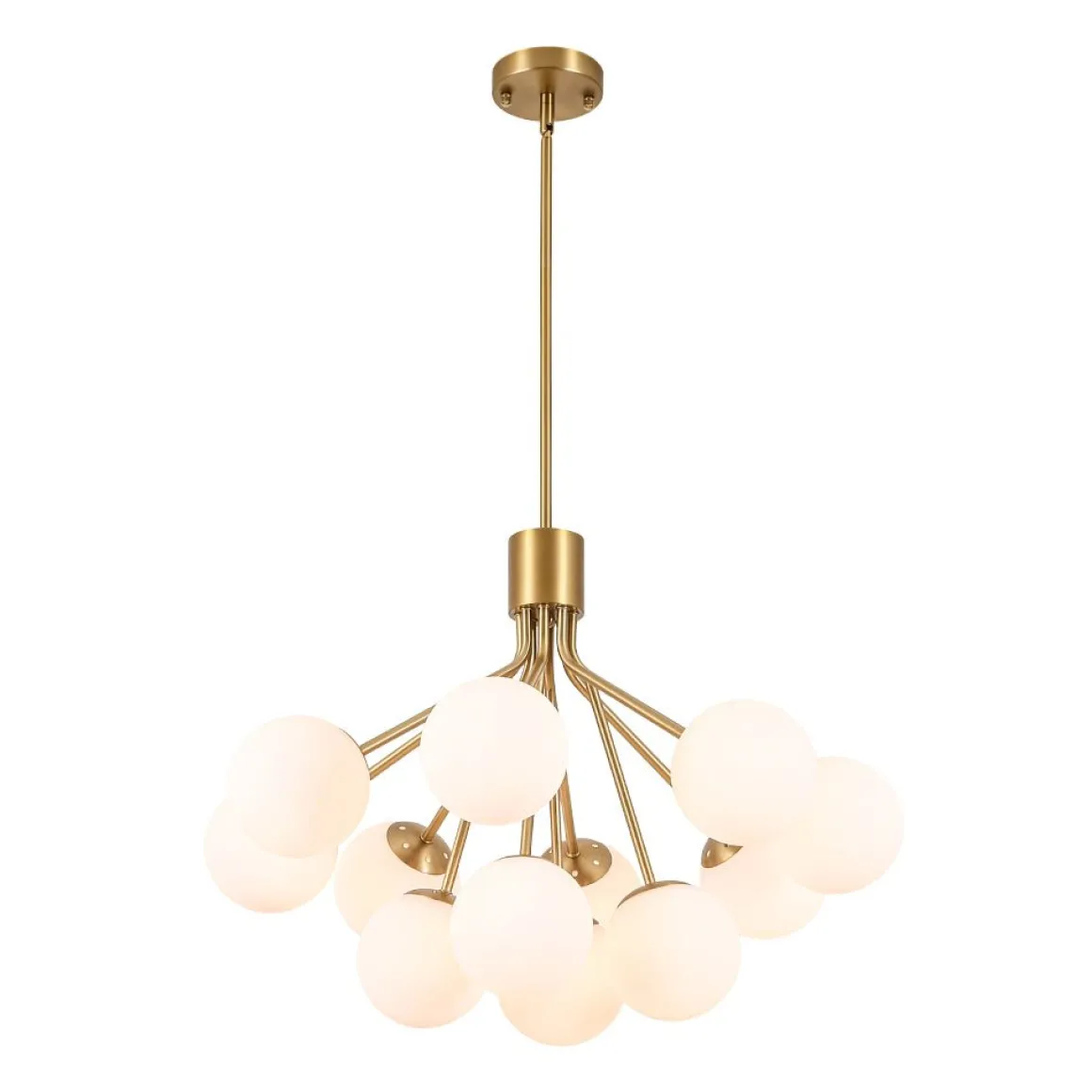 Bouquet Tiered Sputnik Pendant Frosted Glass Bubble Chandelier