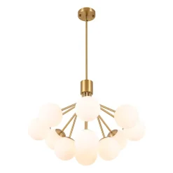 Bouquet Tiered Sputnik Pendant Frosted Glass Bubble Chandelier