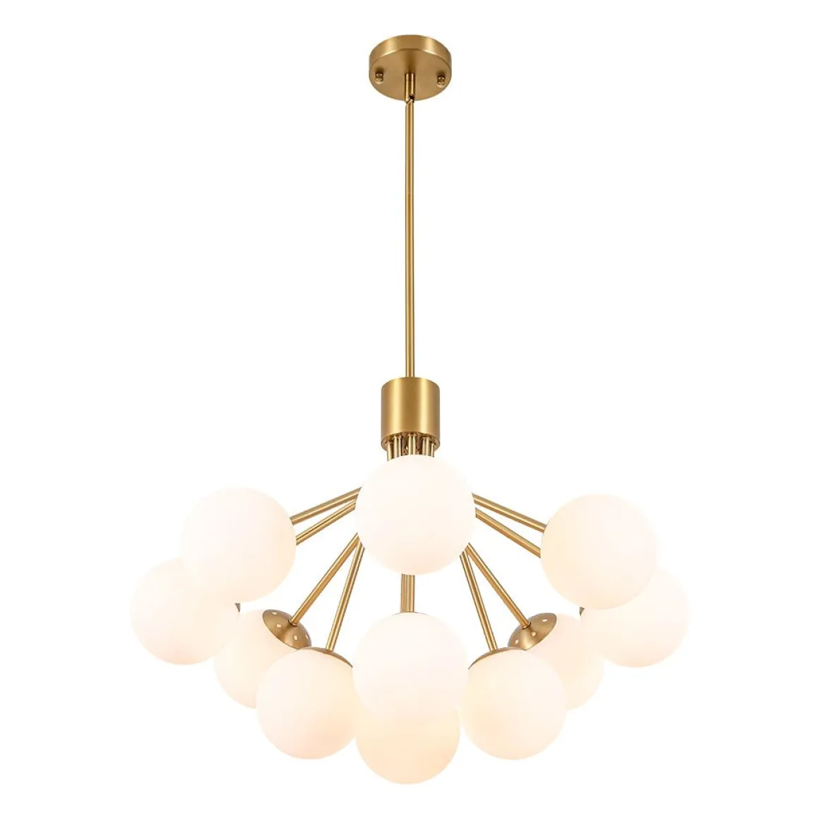 Bouquet Tiered Sputnik Pendant Frosted Glass Bubble Chandelier