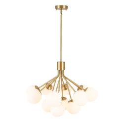 Bouquet Tiered Sputnik Pendant Frosted Glass Bubble Chandelier