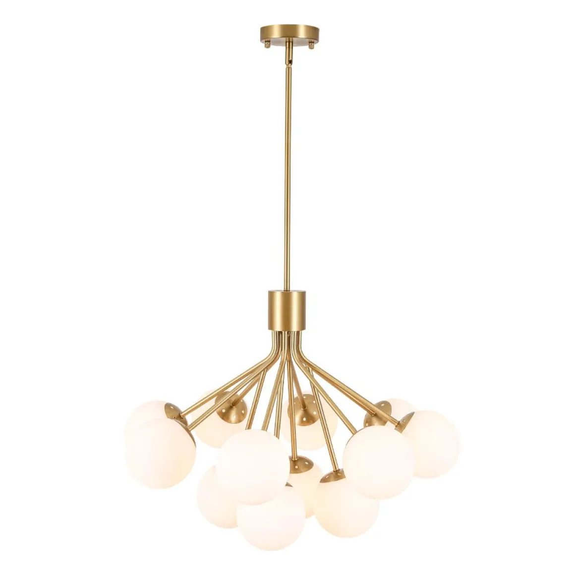 Bouquet Tiered Sputnik Pendant Frosted Glass Bubble Chandelier