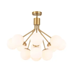 Bouquet Tiered Sputnik Pendant Frosted Glass Bubble Chandelier