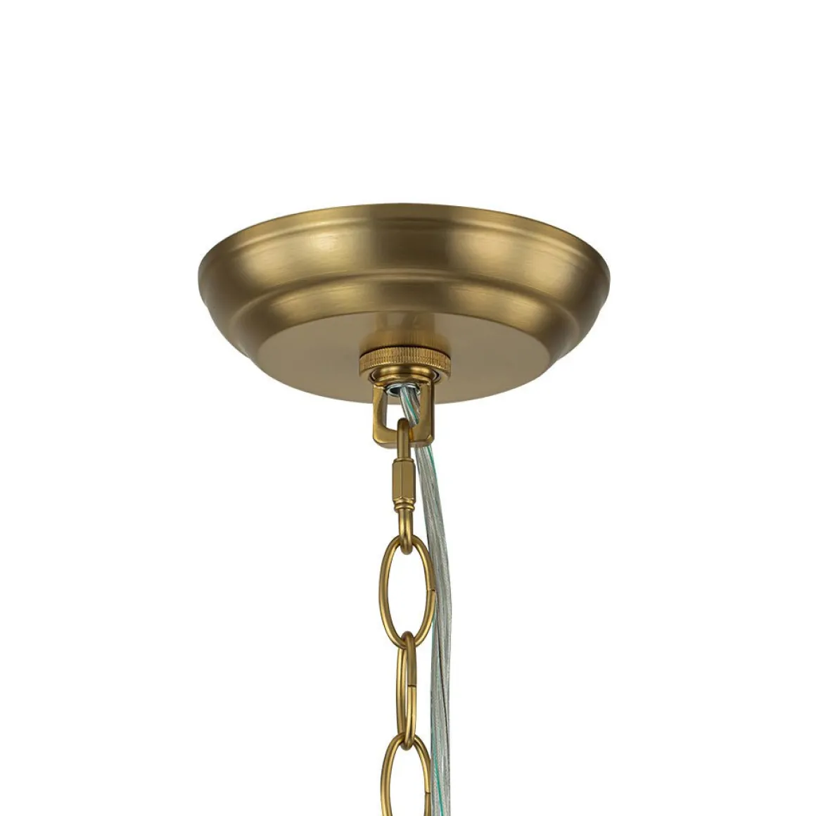 Brass Cluster Sculpture Texture Glass Globe Bubble Chandelier