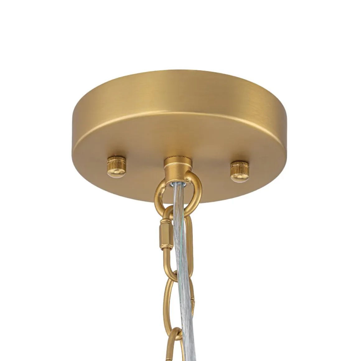 Brass Round Tiered Opal Swirl Glass Pendant Chandelier