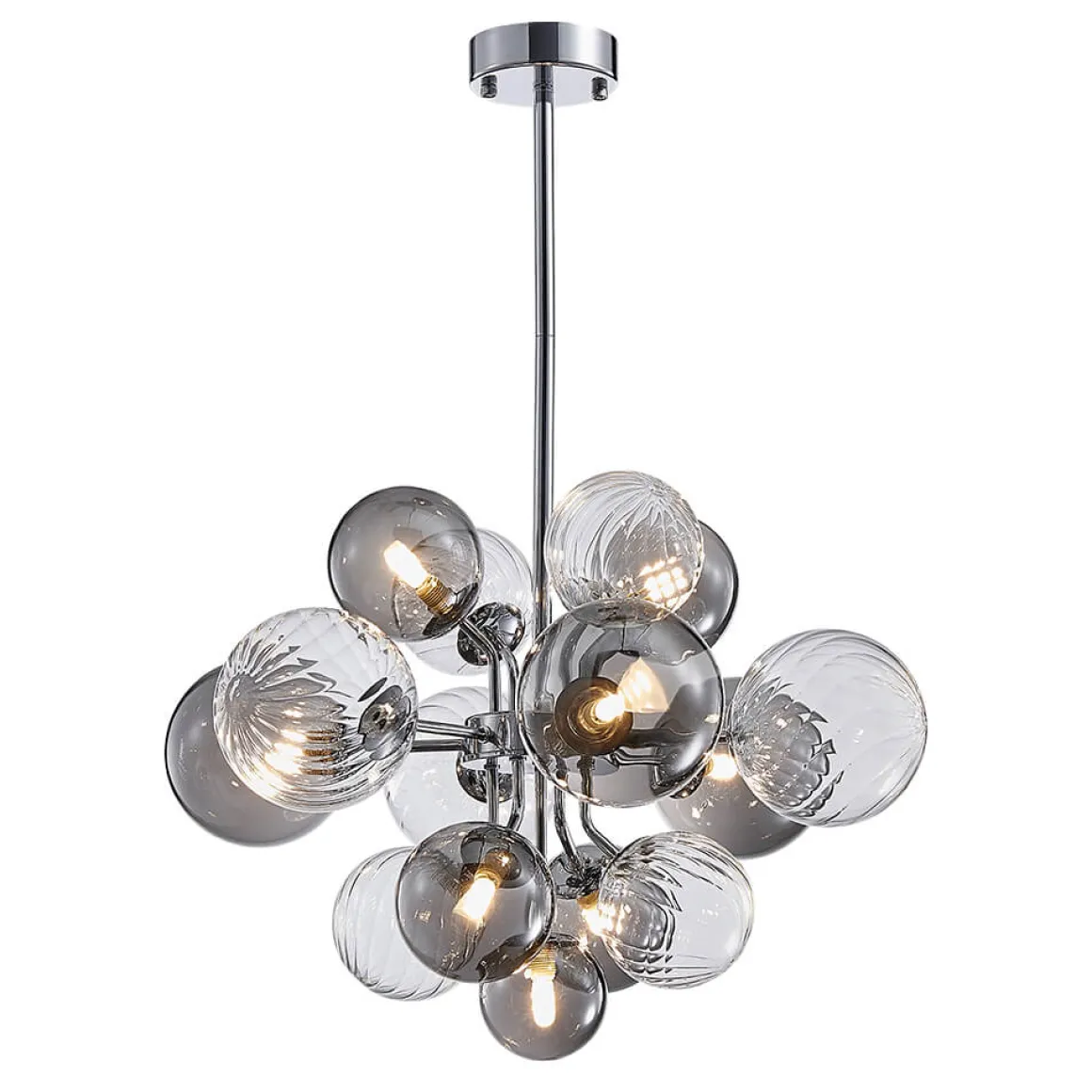 Cluster Glass Globe Bubble Chandelier 23.6"/31.5" Wide Large Chandelier