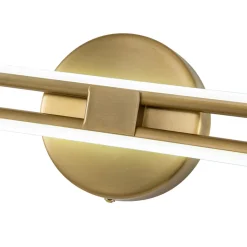 Contemporary Dimmable Linear LED Semi Flush Mount Light