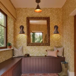 Copper Adjustable Head Cone Wall Sconce Ceiling Light