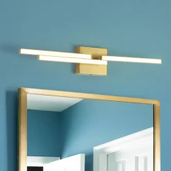 Designer 3-Light Tetris Linear Dimmable LED Vanity Wall Sconce