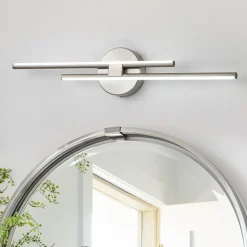 Dimmable Modern 2-Light Linear LED Wall Sconce Vanity Light
