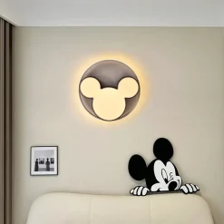 Dimmable Modern Mickey Design LED Flush Ceiling Light