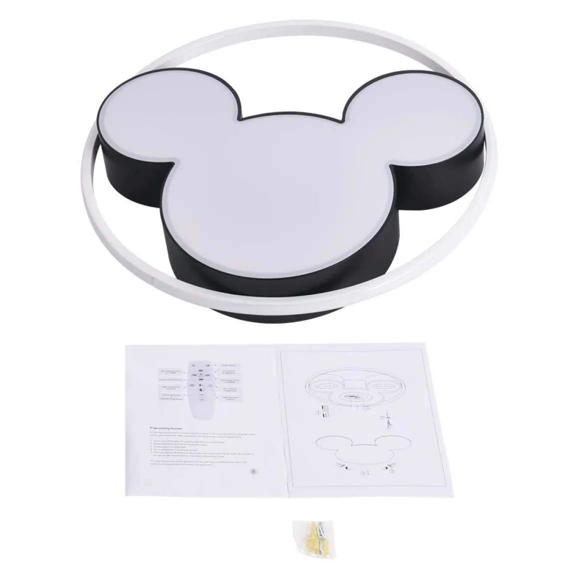 Dimmable Modern Mickey Design LED Flush Ceiling Light