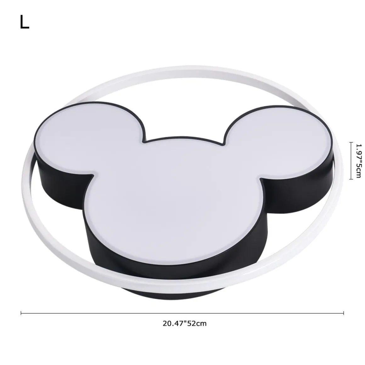 Dimmable Modern Mickey Design LED Flush Ceiling Light