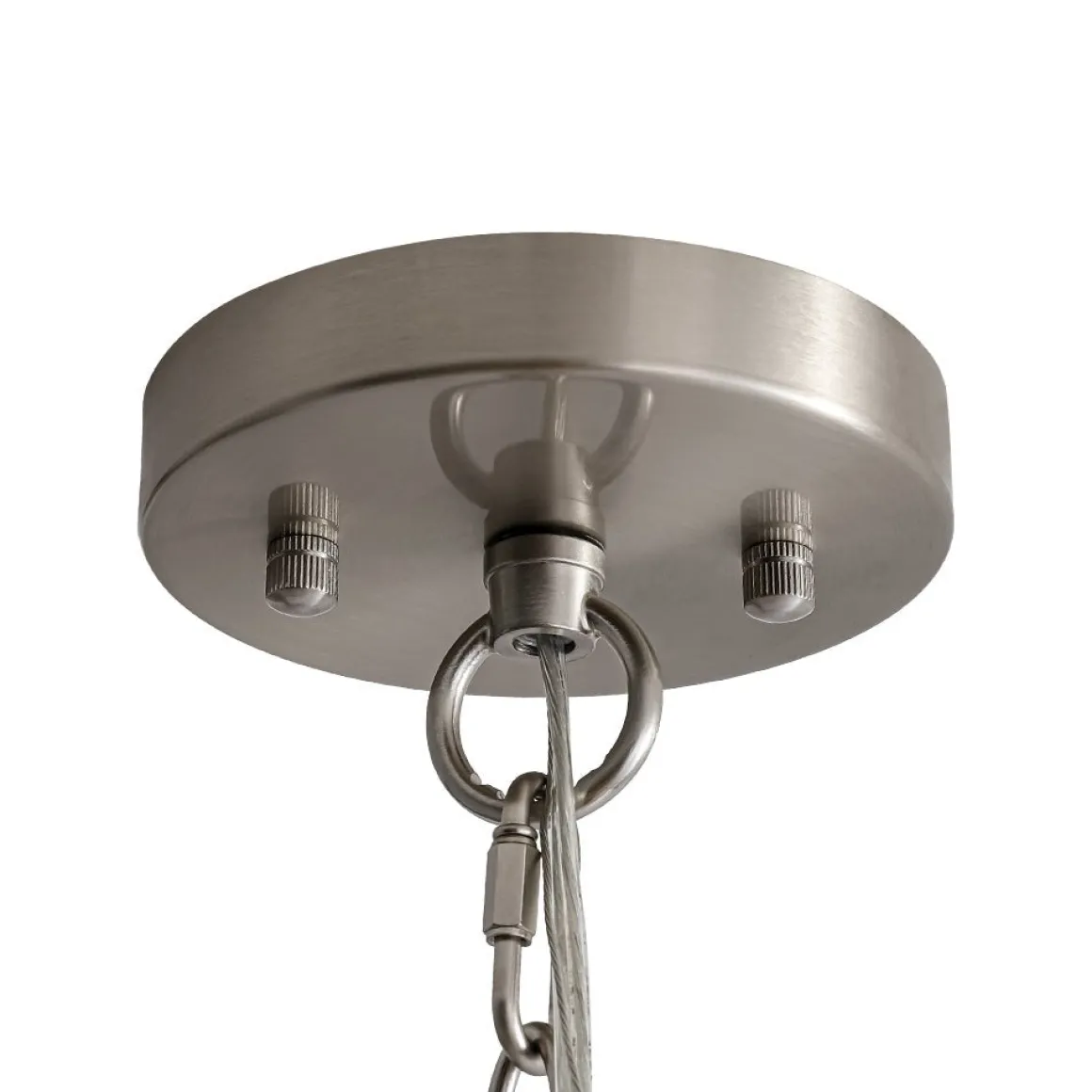 Farmhouse 1-Light Hammered Glass Bell Kitchen Pendant Light