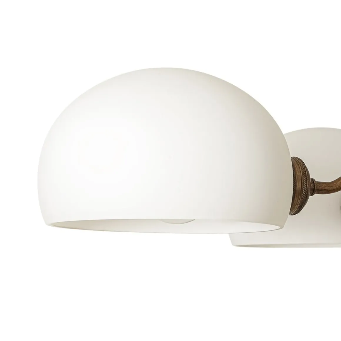 French Country 4-Light Frosted Glass Round Sputnik Chandelier