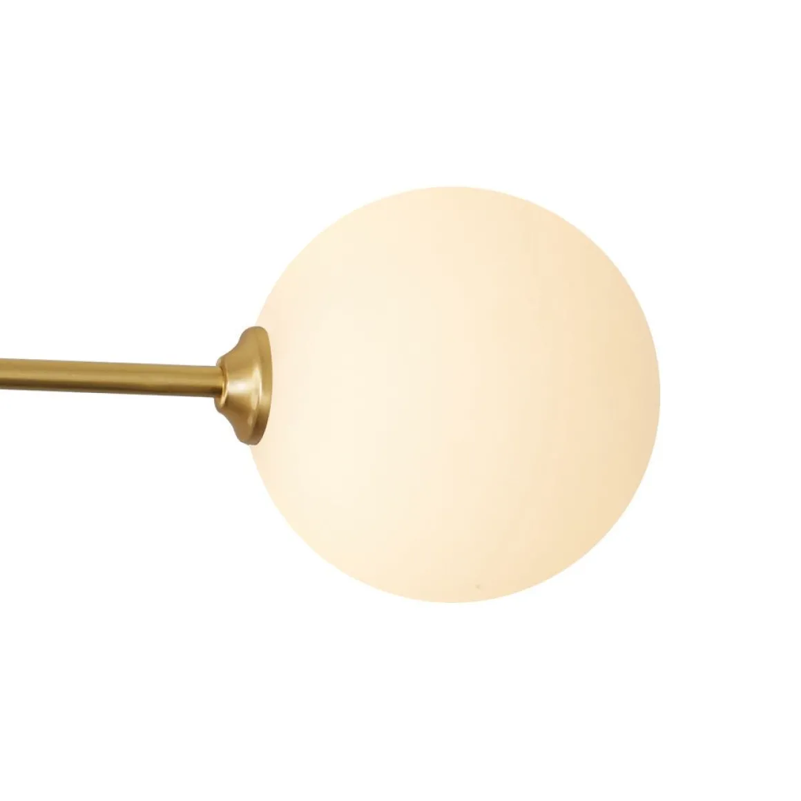 Frosted Bubble Linear Sputnik Semi Flush Mount