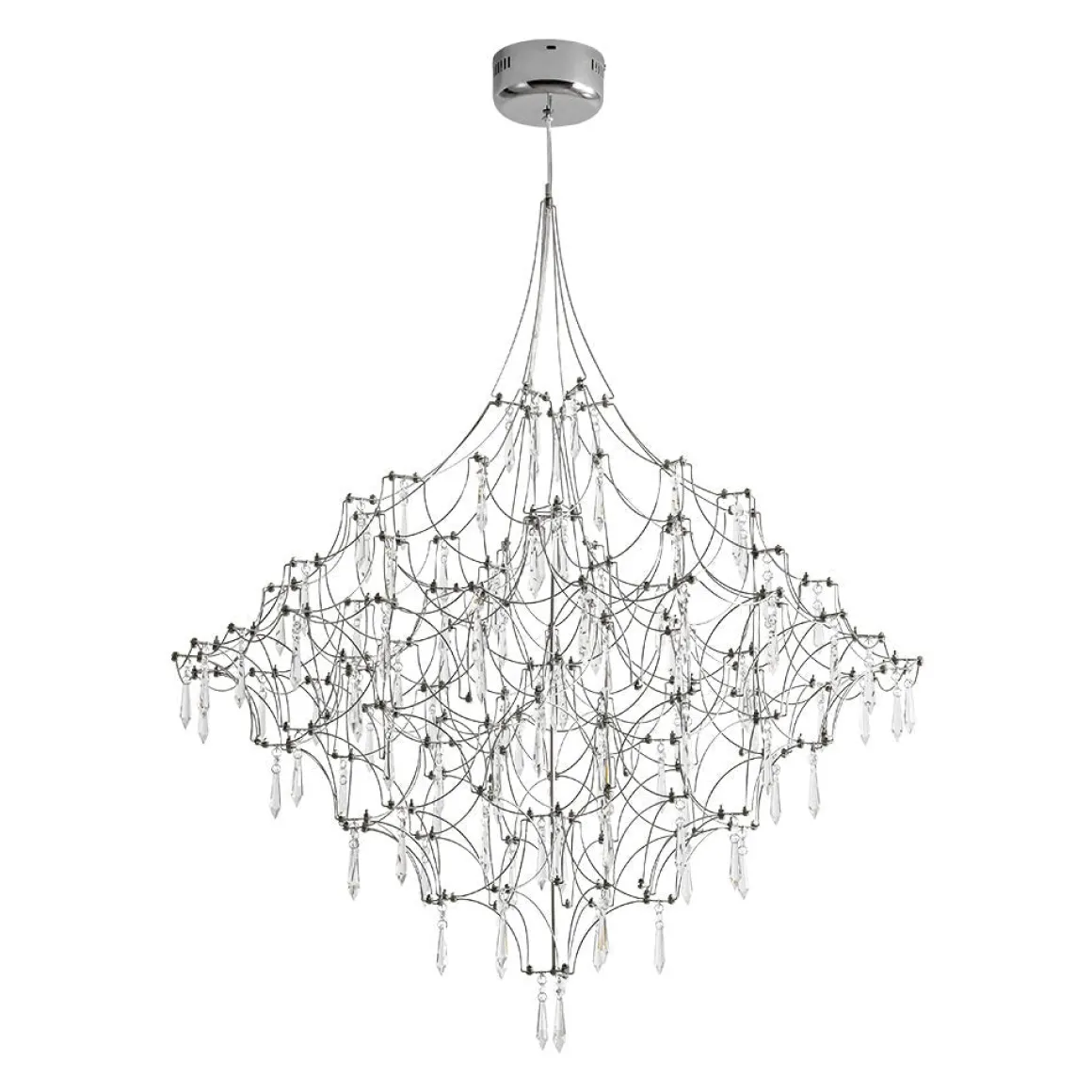 Galaxy Glam Luxury LED Starlight Crystal Chandelier