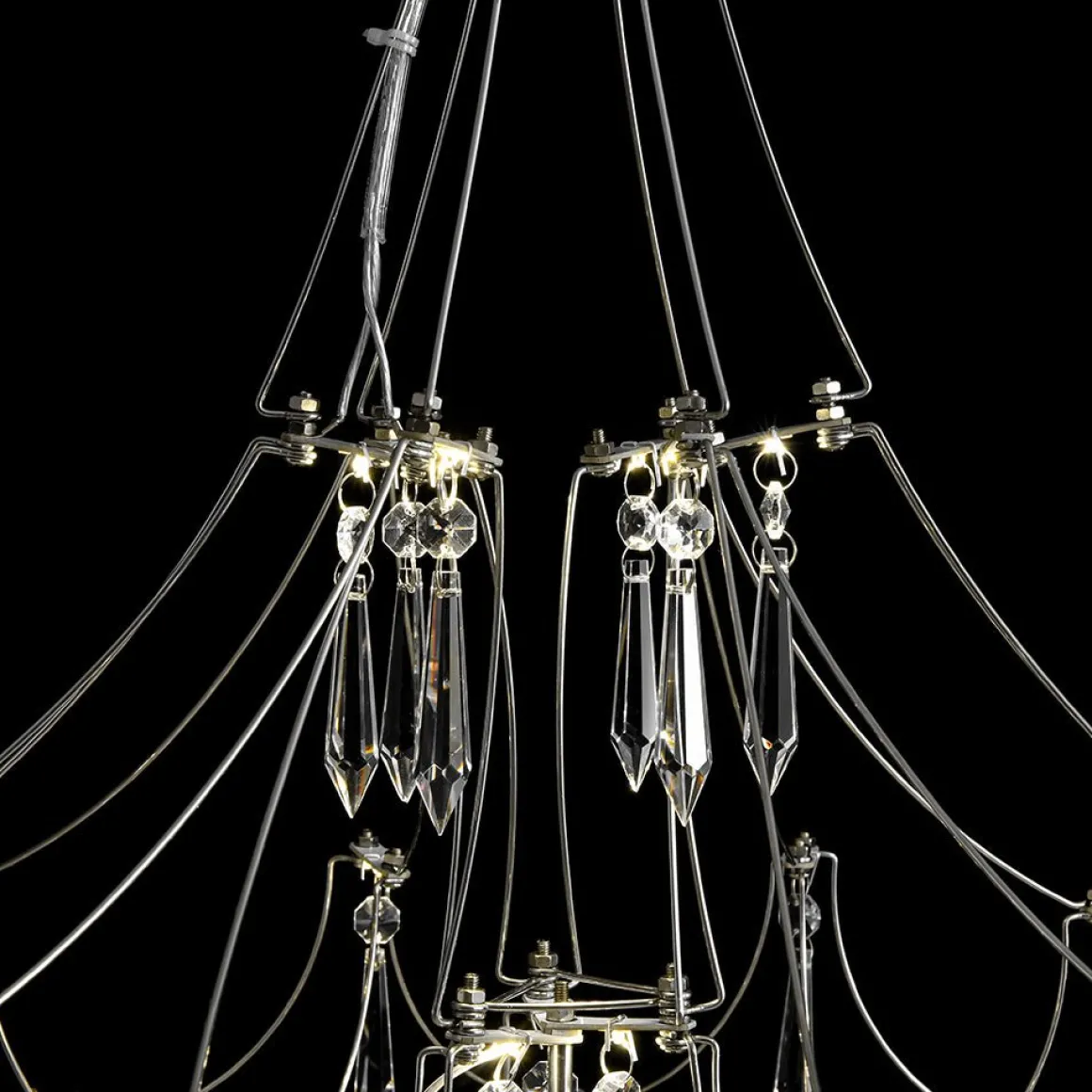Galaxy Glam Luxury LED Starlight Crystal Chandelier