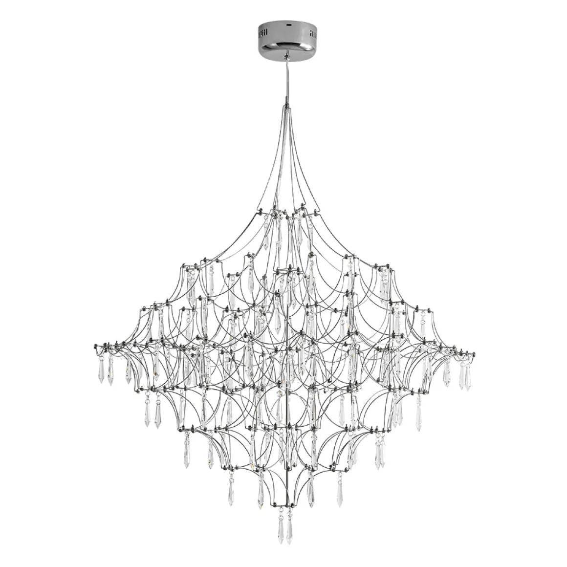 Galaxy Glam Luxury LED Starlight Crystal Chandelier