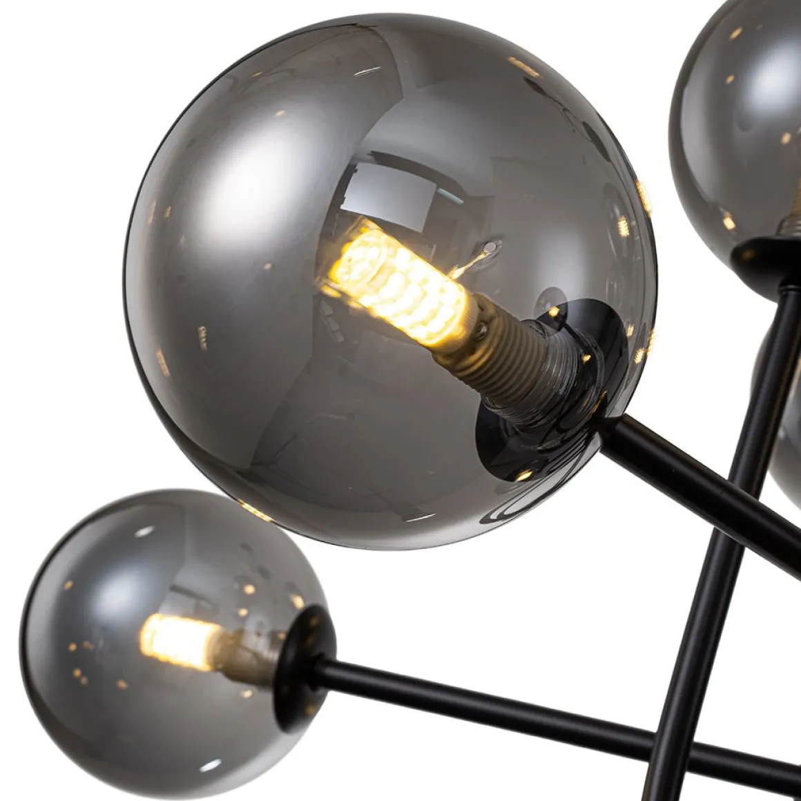 Glam 13-Light Sputnik Glass Globe Bubble Chandelier