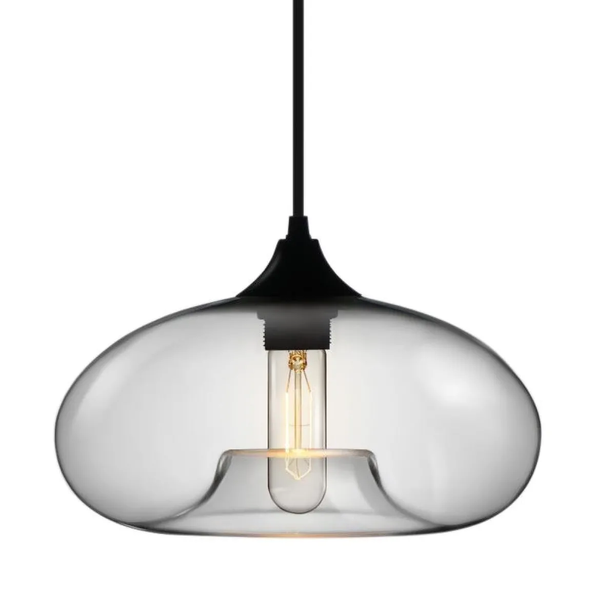 Glass Linear 3-light Island Pendant