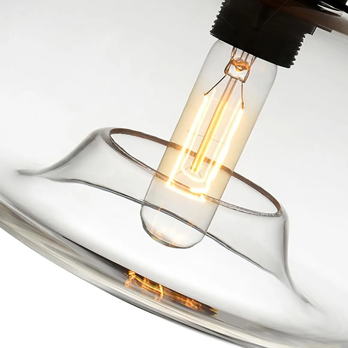 Glass Linear 3-light Island Pendant