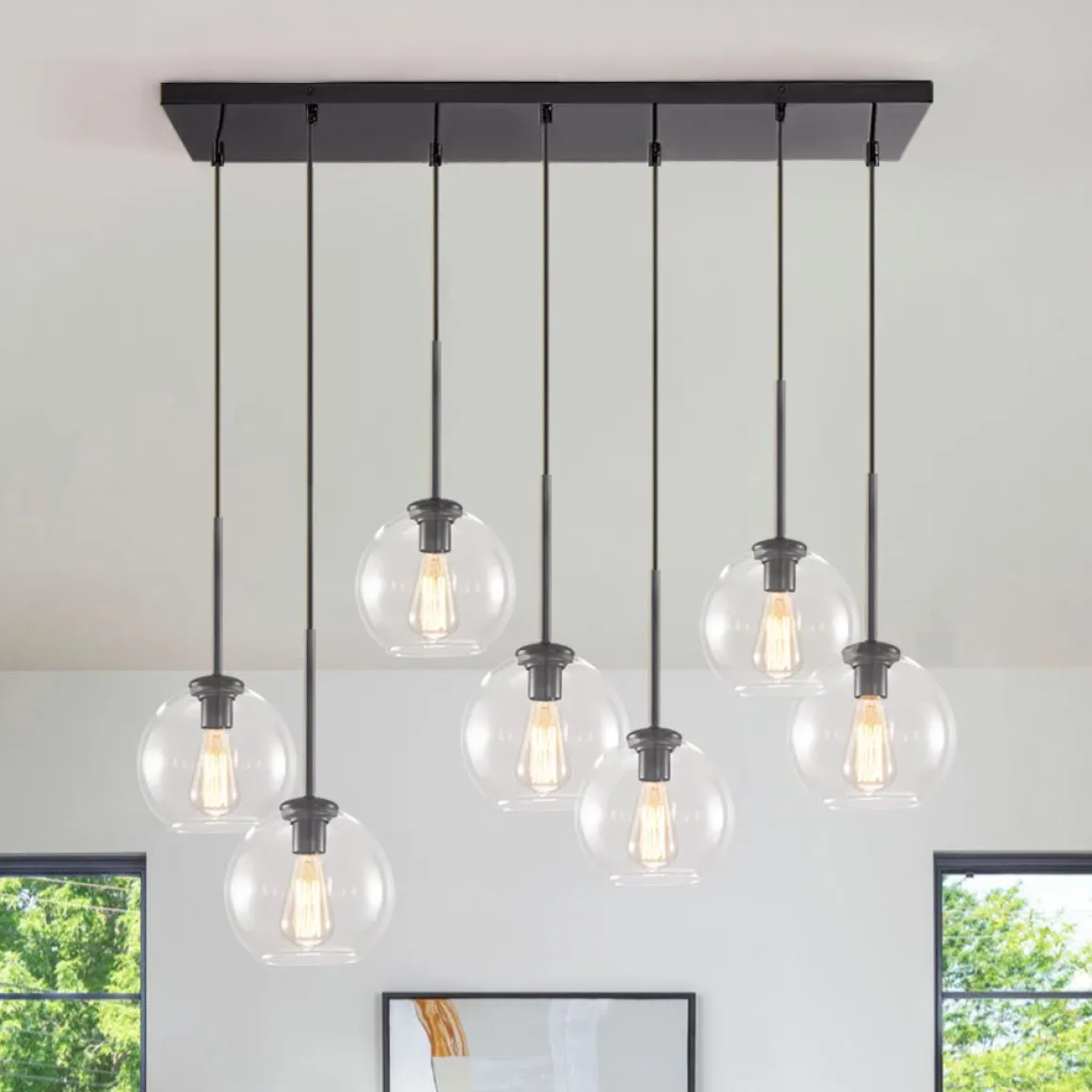 Globe Cluster Kitchen Island Pendant Light