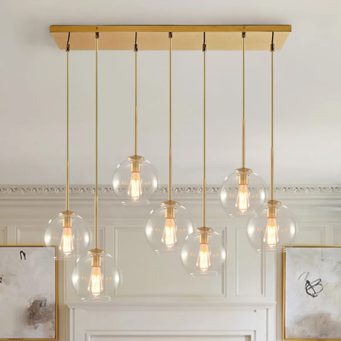 Globe Cluster Kitchen Island Pendant Light