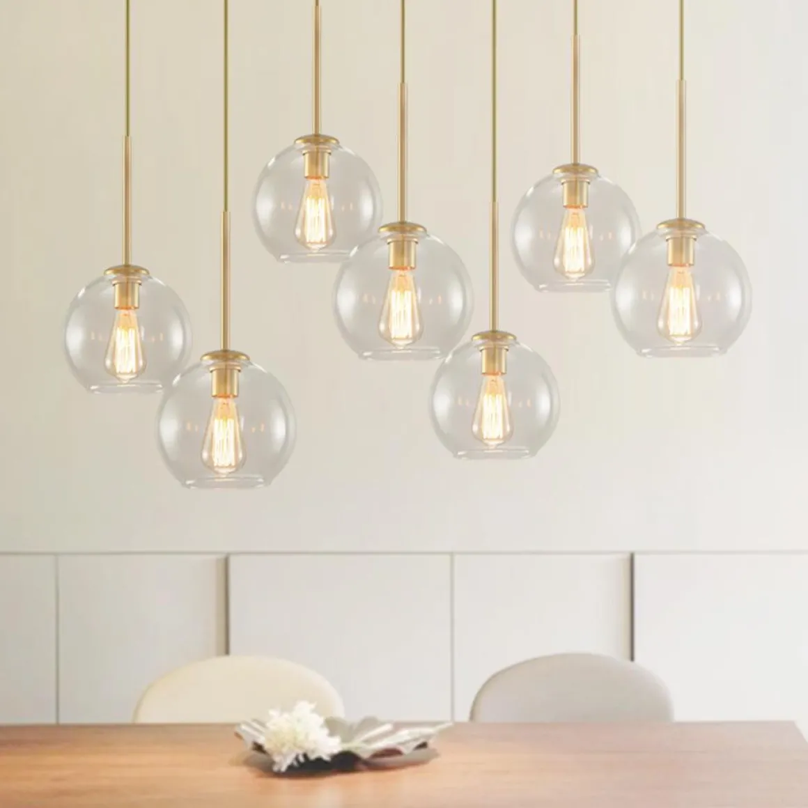 Globe Cluster Kitchen Island Pendant Light