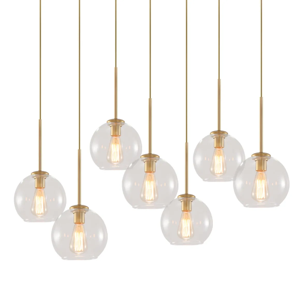Globe Cluster Kitchen Island Pendant Light