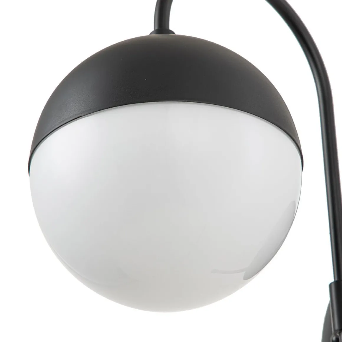 Goose Arm Globe Wall Sconce