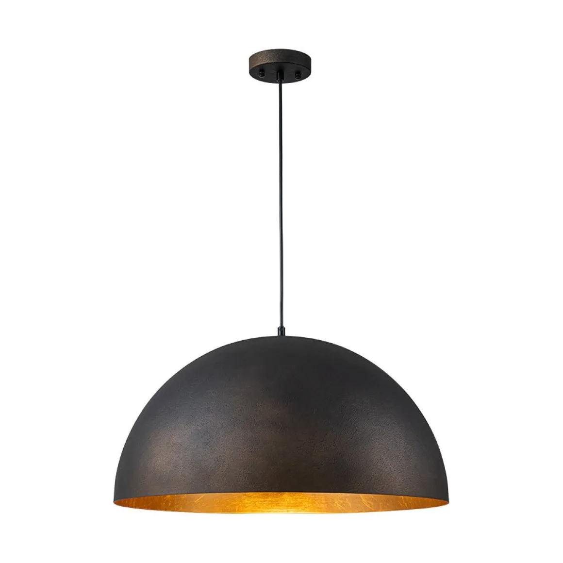 Industrial Oversized Large Metal Dome Pendant Light