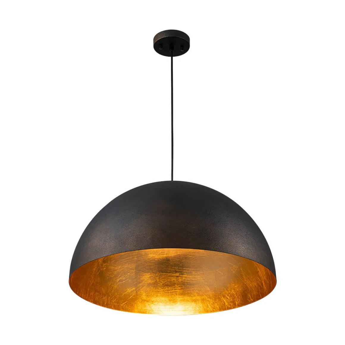 Industrial Oversized Large Metal Dome Pendant Light