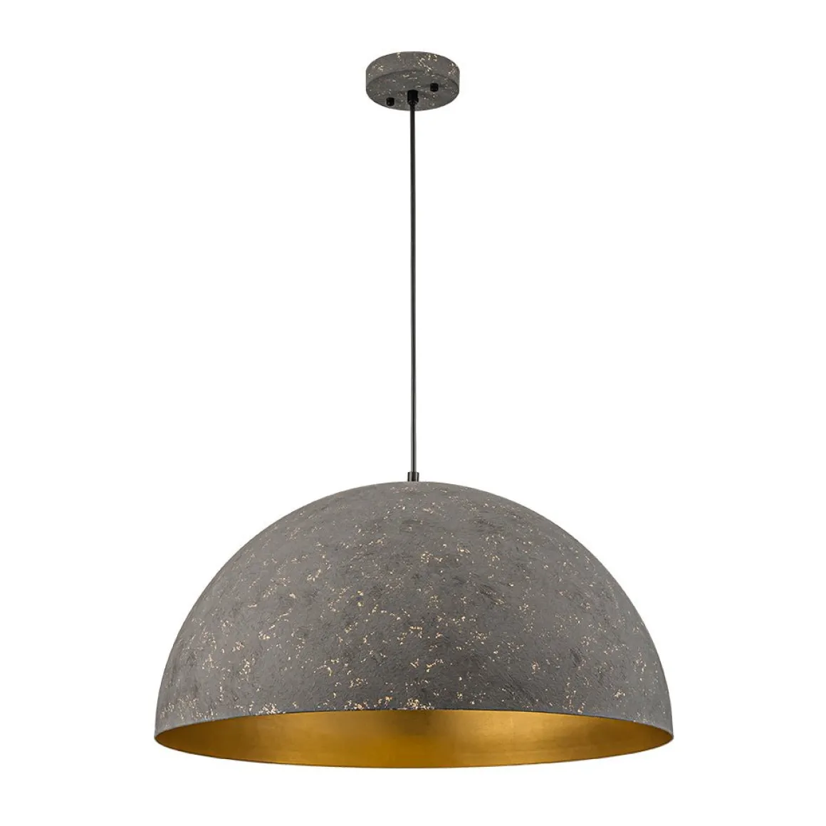 Industrial Oversized Large Metal Dome Pendant Light