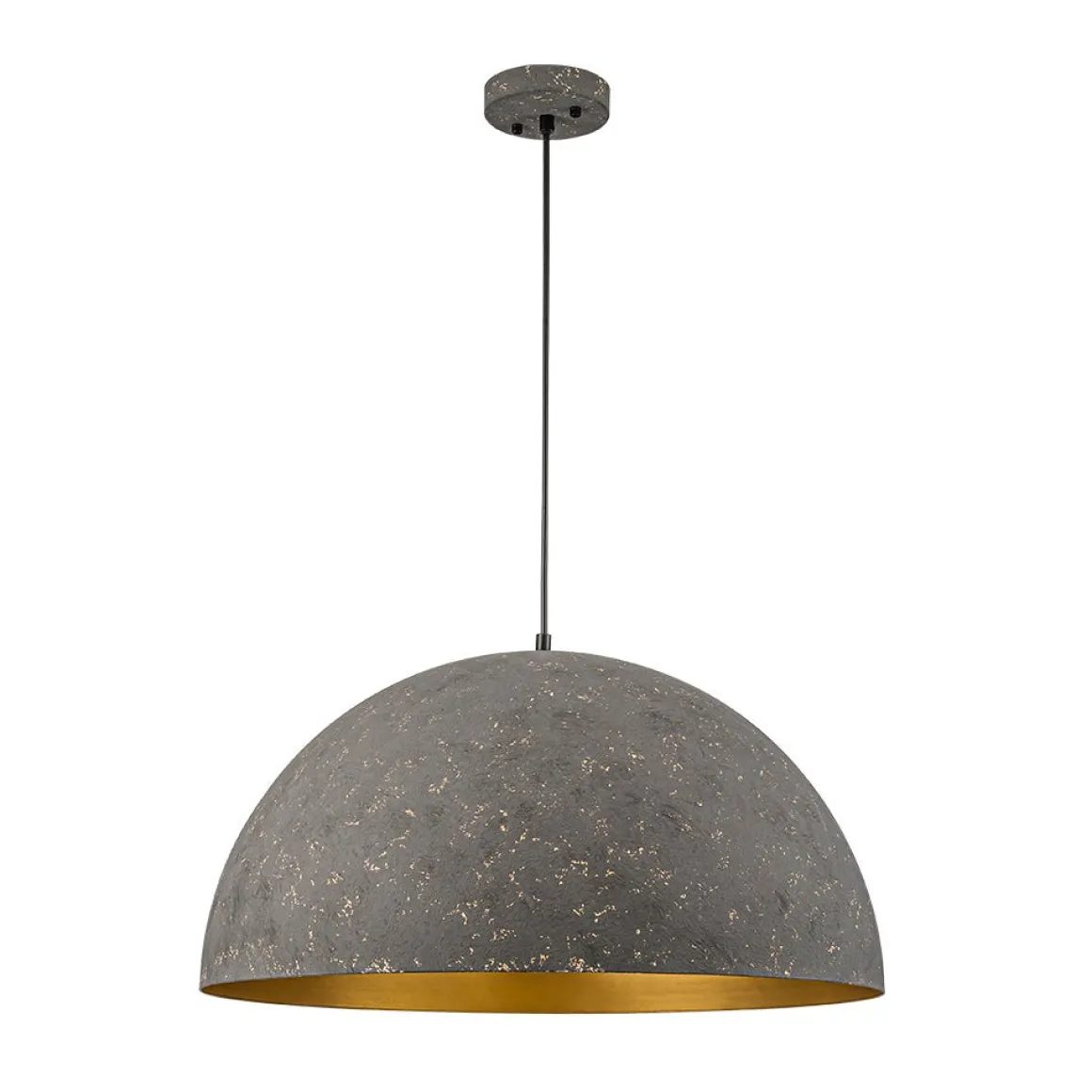 Industrial Oversized Large Metal Dome Pendant Light