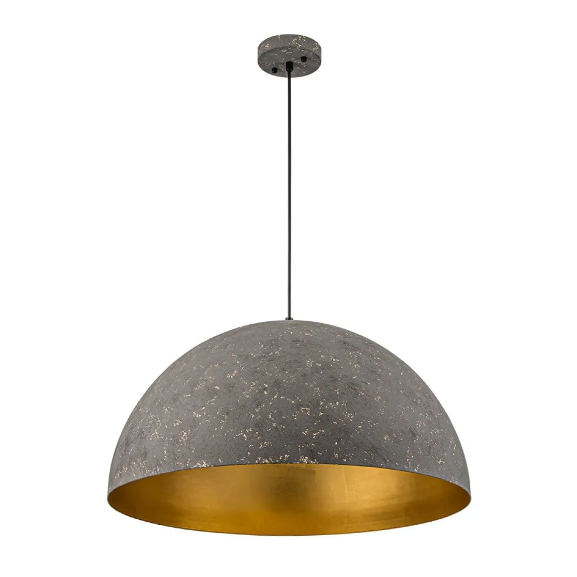 Industrial Oversized Large Metal Dome Pendant Light