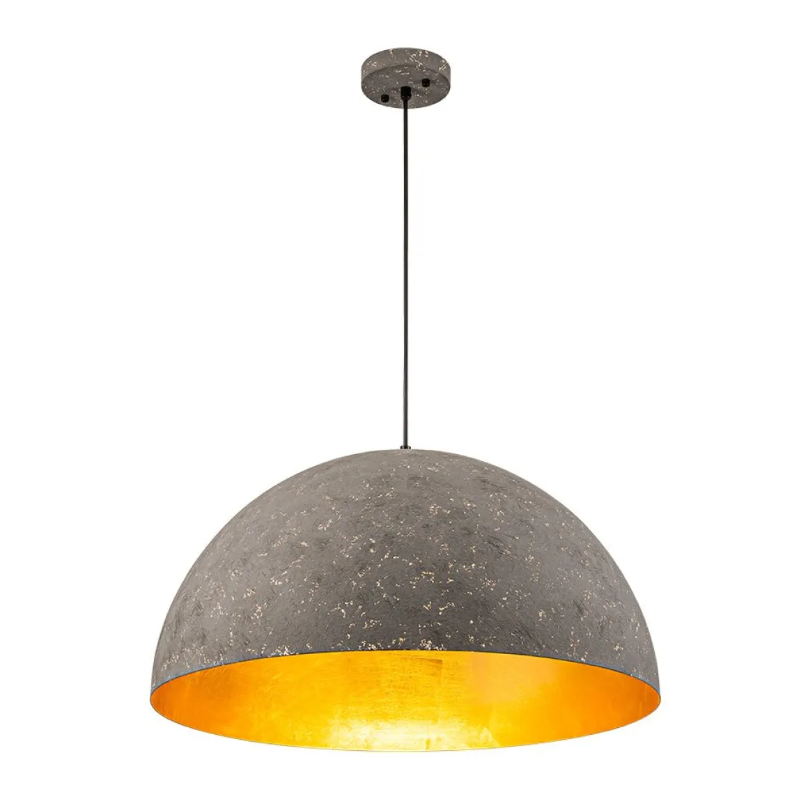 Industrial Oversized Large Metal Dome Pendant Light