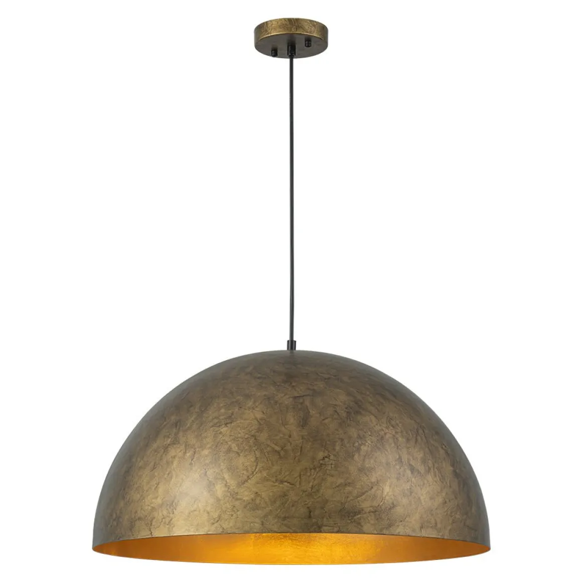 Industrial Oversized Large Metal Dome Pendant Light