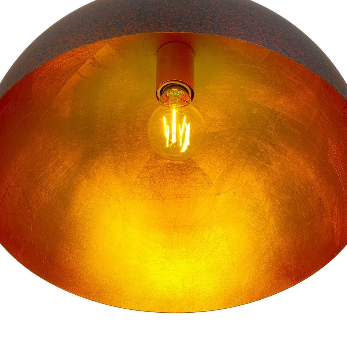 Industrial Oversized Large Metal Dome Pendant Light
