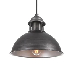 Industrial Single Pot Lid Dome Pendant