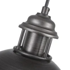Industrial Single Pot Lid Dome Pendant