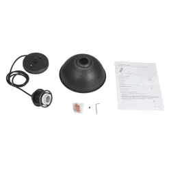Industrial Single Pot Lid Dome Pendant