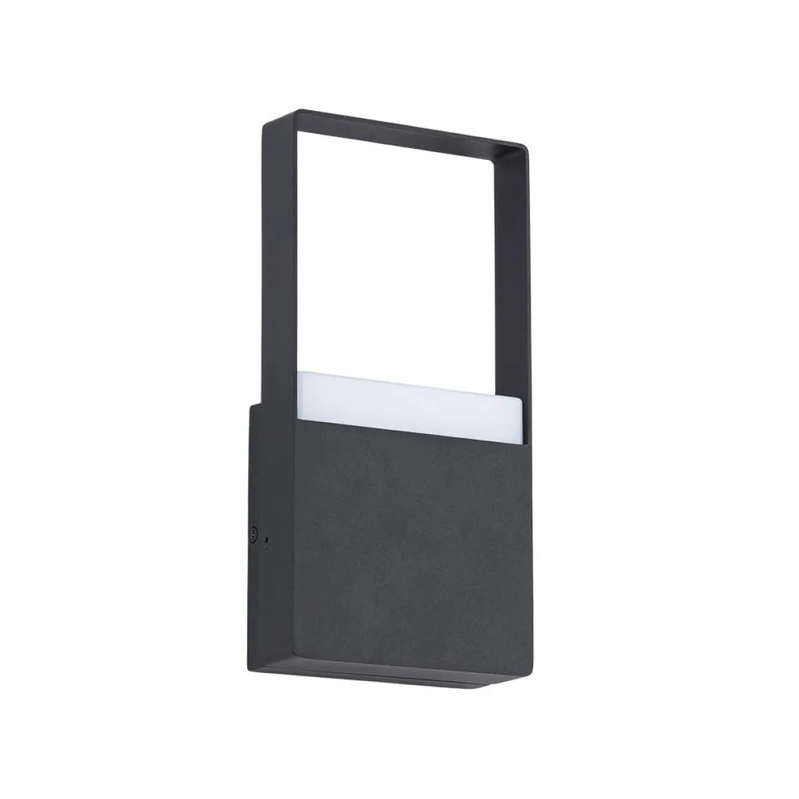 IP54 Black Rectangular Dimmable LED Outdoor Wall Lamp