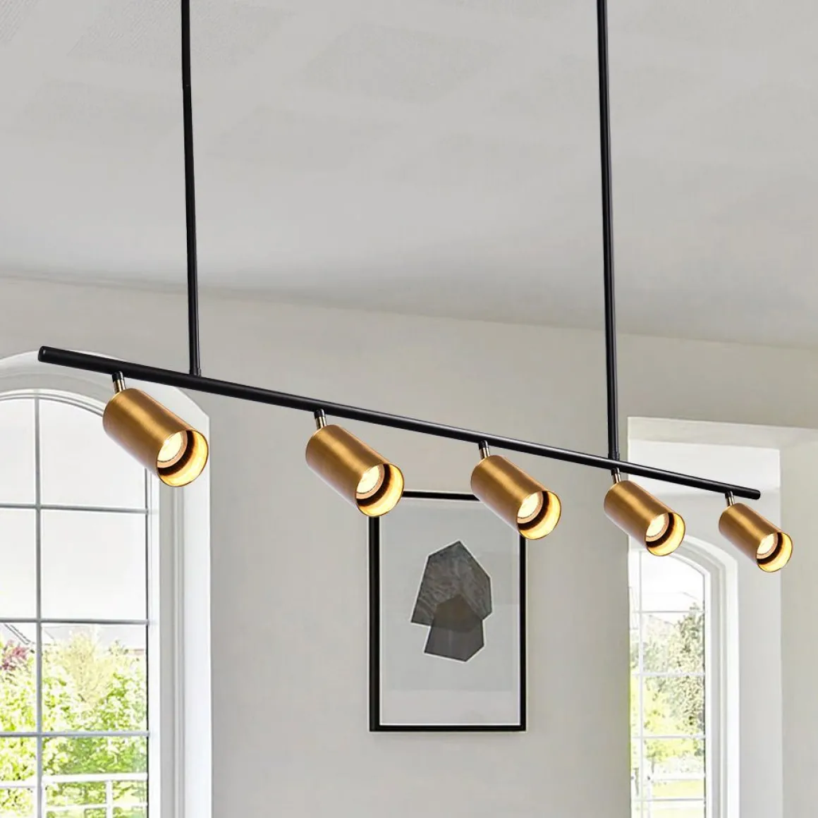 Kitchen Island Linear Pendant Track Lighting