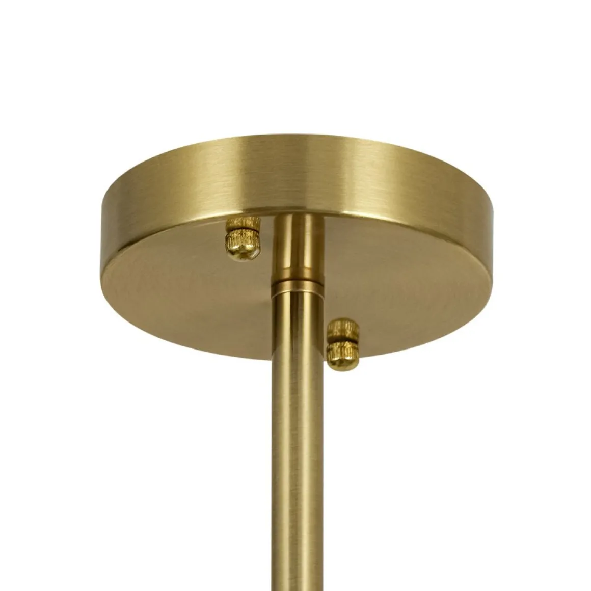3-Light Clear Glass Globe Sputnik Semi Flush Mount